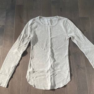 Old navy gray waffle knit sleep shirt size s